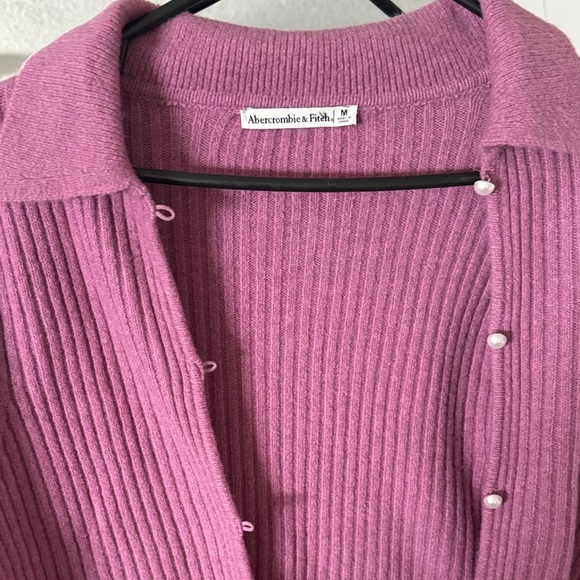 Abercrombie & Fitch Sweaters - Abercrombie & Fitch Women's Mauve Cardigan